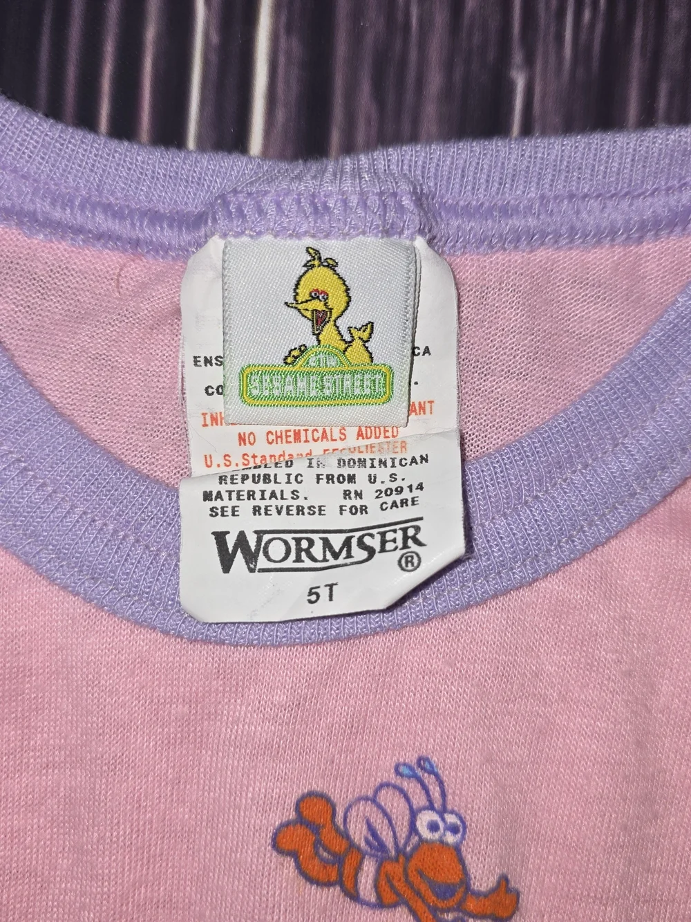 ViNtAGe, RaRE Sesame Street Pink & Purple Elmo Ruffle Pajama Set
